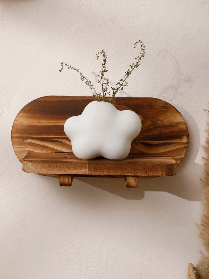 Nest & Harbor Solid Wood Floating Display Shelf