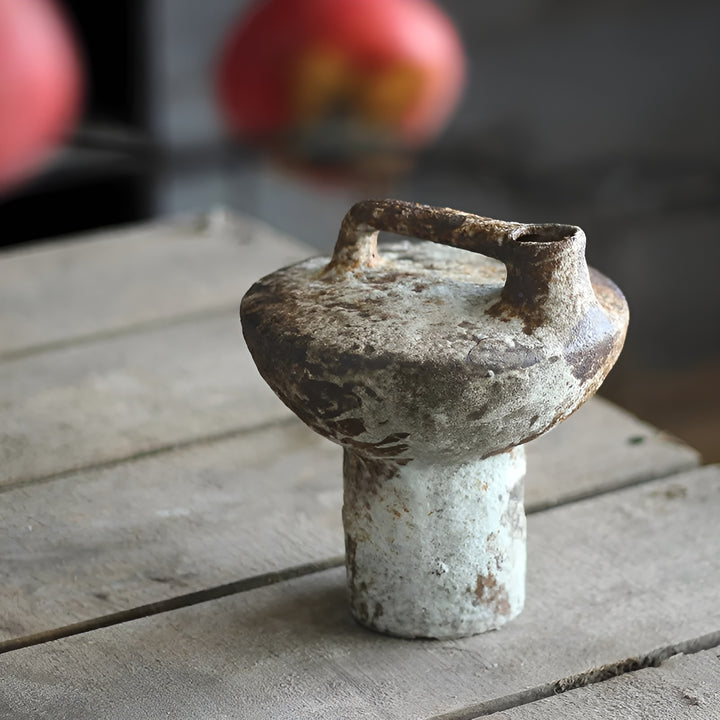 Relic Ceramic Vase | Rustic Antique-Style Dried Flower Vase