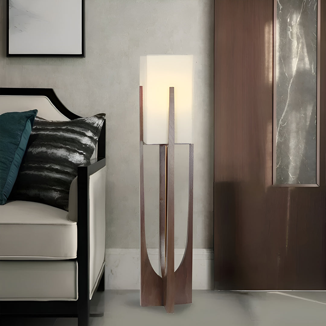 Akari Wood Floor Lamp – Japanese-Style Lantern Light