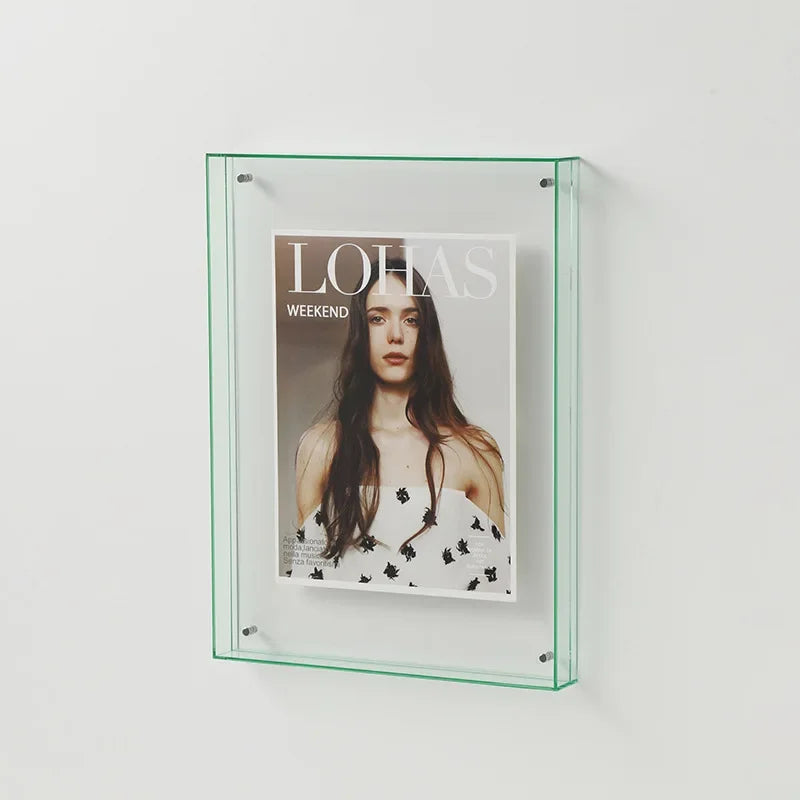 Prism | Double-Sided Acrylic Floating Photo Frame – Colored Picture Frame