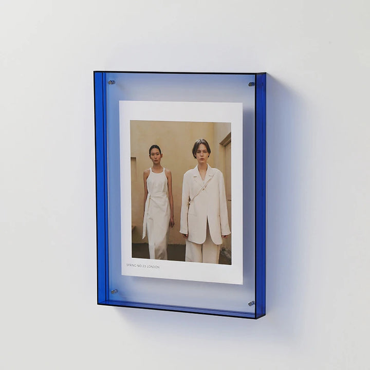 Prism | Double-Sided Acrylic Floating Photo Frame – Colored Picture Frame