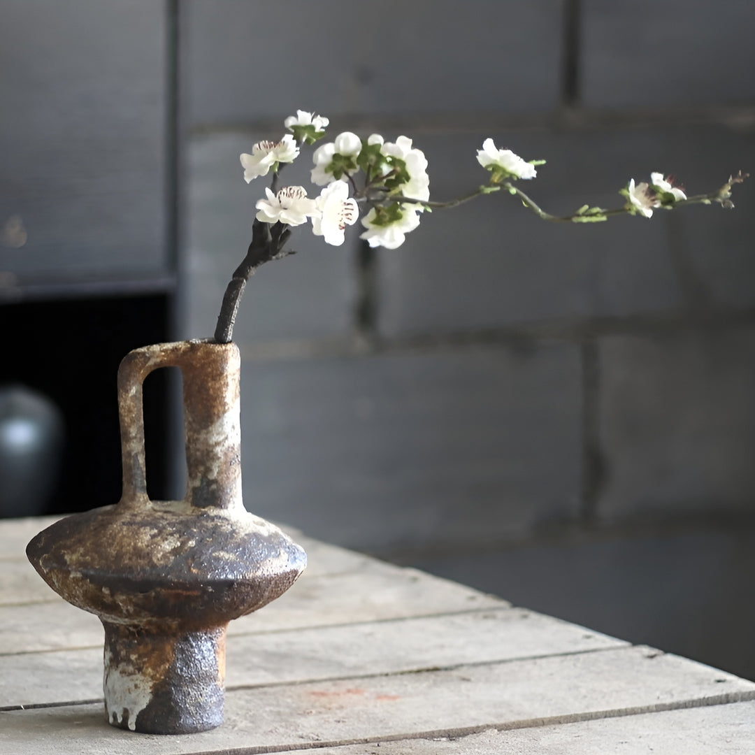 Relic Ceramic Vase | Rustic Antique-Style Dried Flower Vase