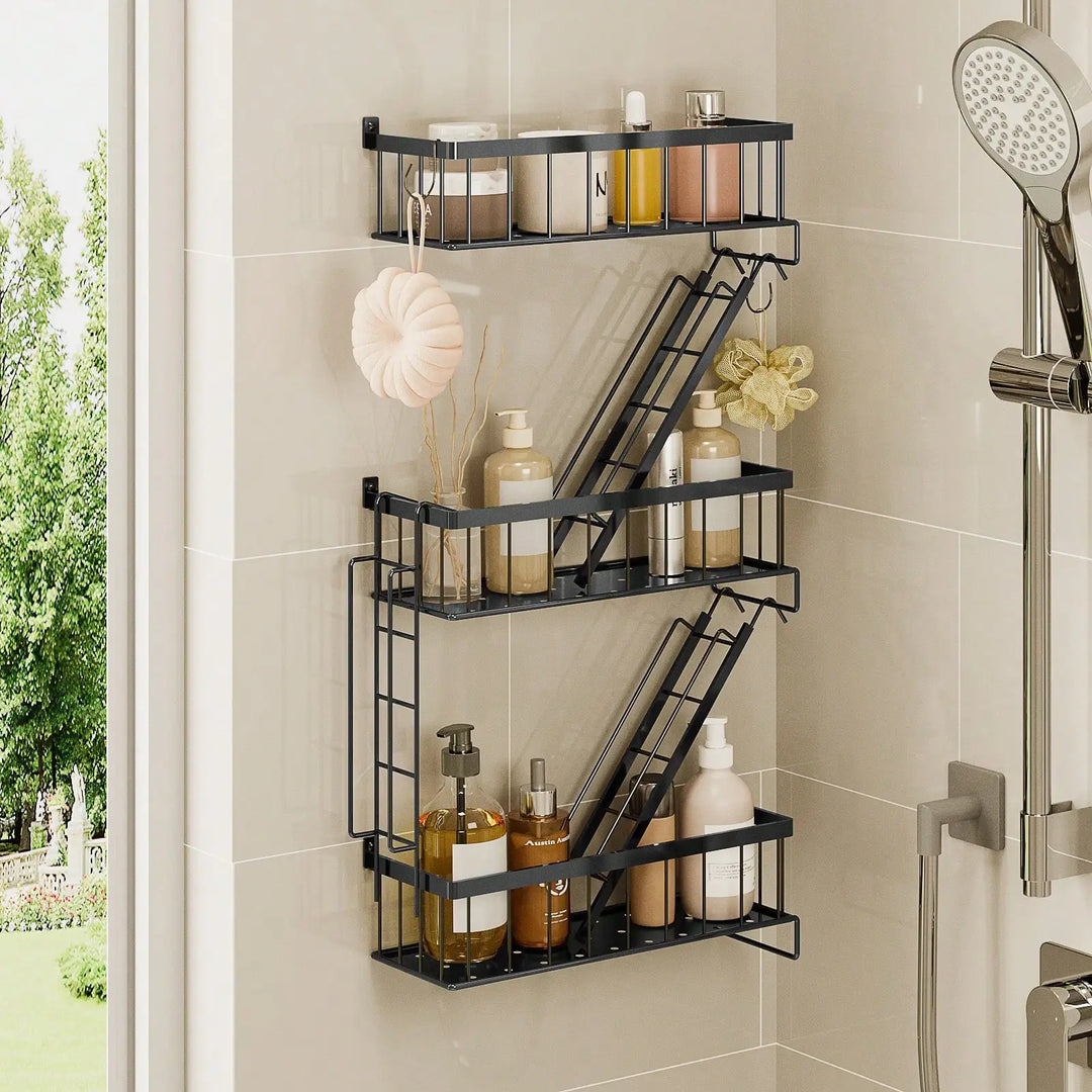 Elevare Wall Storage Shelf – Multi-Tier Metal Display Rack