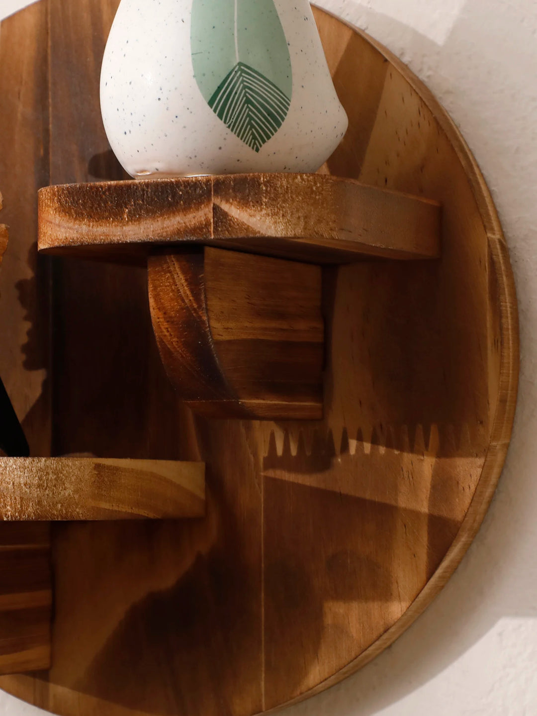 Nest & Harbor Solid Wood Floating Display Shelf