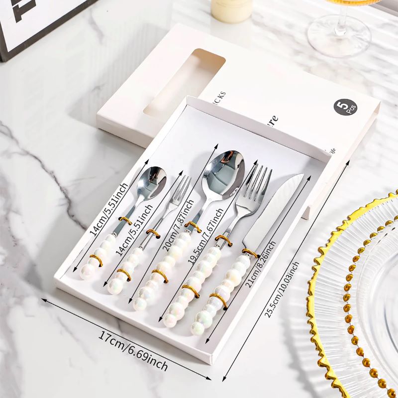 Pearl Silverware Set