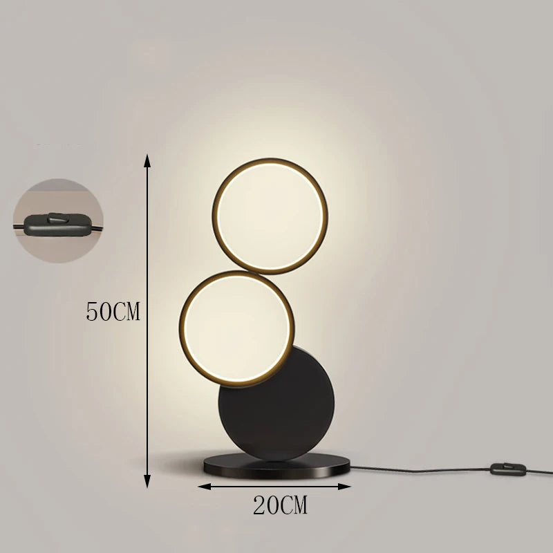 Cirello | Dimmable Circle LED Floor Lamp in Contemporary Style