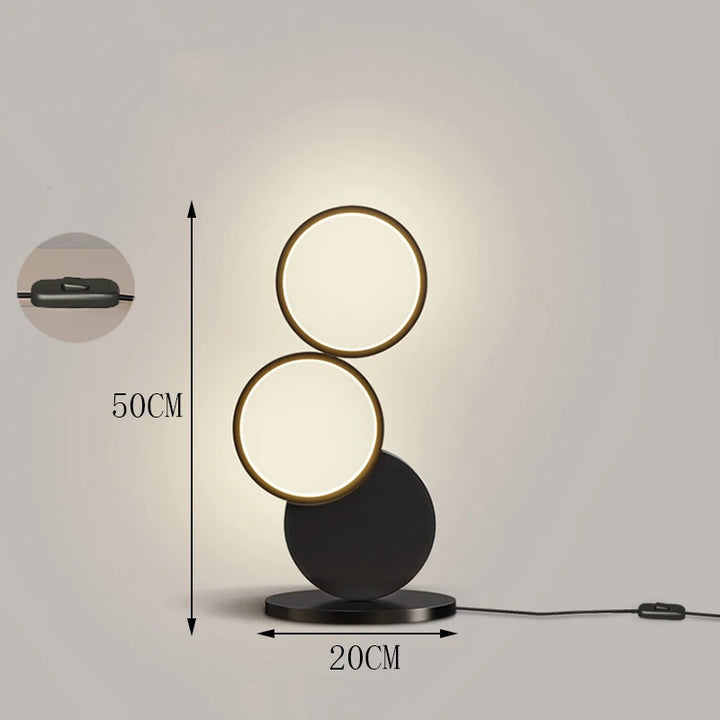 Cirello | Dimmable Circle LED Floor Lamp in Contemporary Style