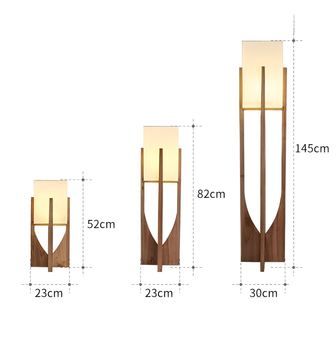 Akari Wood Floor Lamp – Japanese-Style Lantern Light