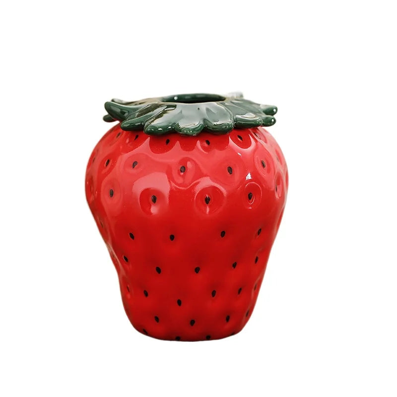 Coquette Strawberry Vase