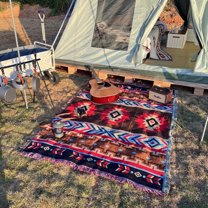 Sierra | Large Picnic Mat – Waterproof Fabric, Bohemian Style 1