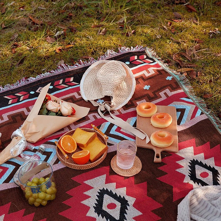 Sierra | Large Picnic Mat – Waterproof Fabric, Bohemian Style 3