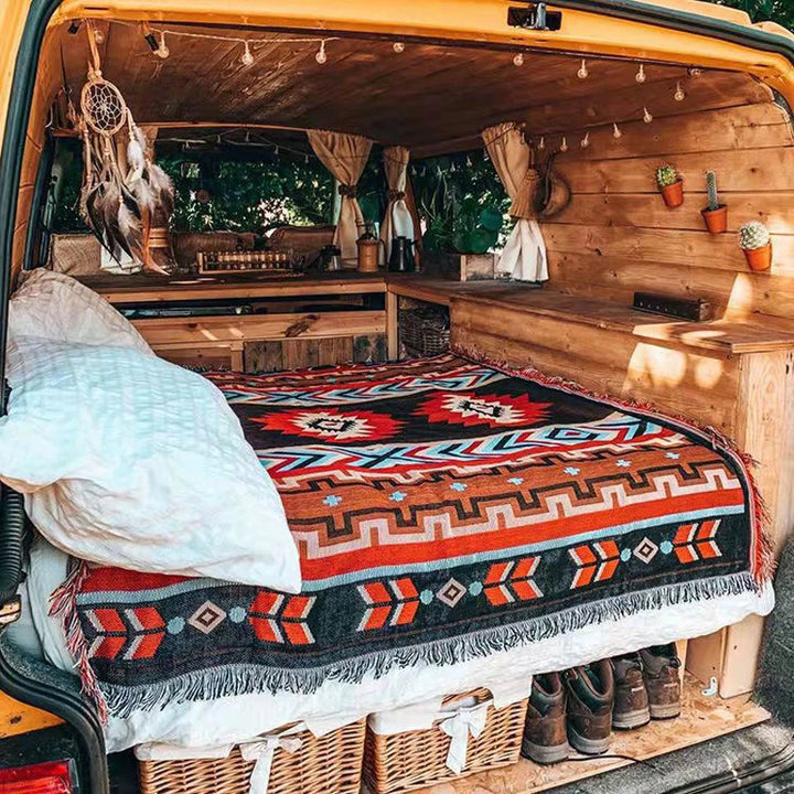 Sierra | Large Picnic Mat – Waterproof Fabric, Bohemian Style 4