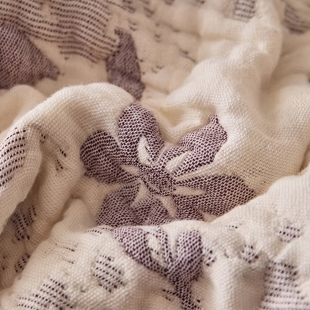 Posie | Gauze Summer Quilt, Lightweight Throw Blanket
