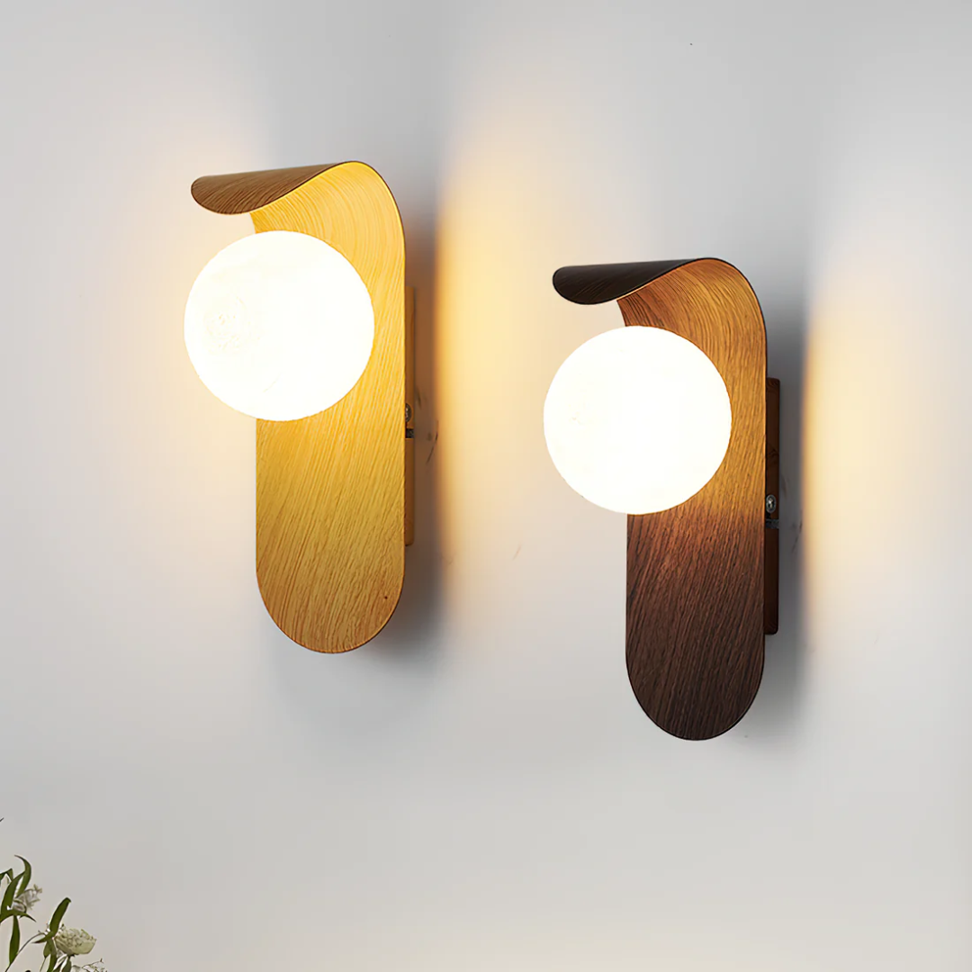 Vero | Wall Sconce – Soft Ambient Glow, Wooden Design 3