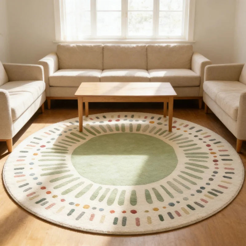 Vireo | Area Rug – Fluffy Soft Texture, Cream Color 2