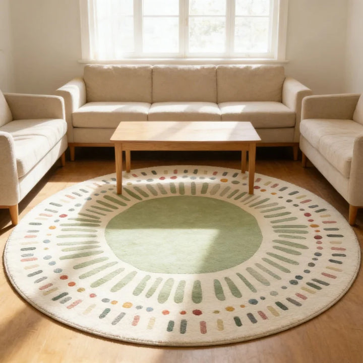 Vireo | Area Rug – Fluffy Soft Texture, Cream Color 2