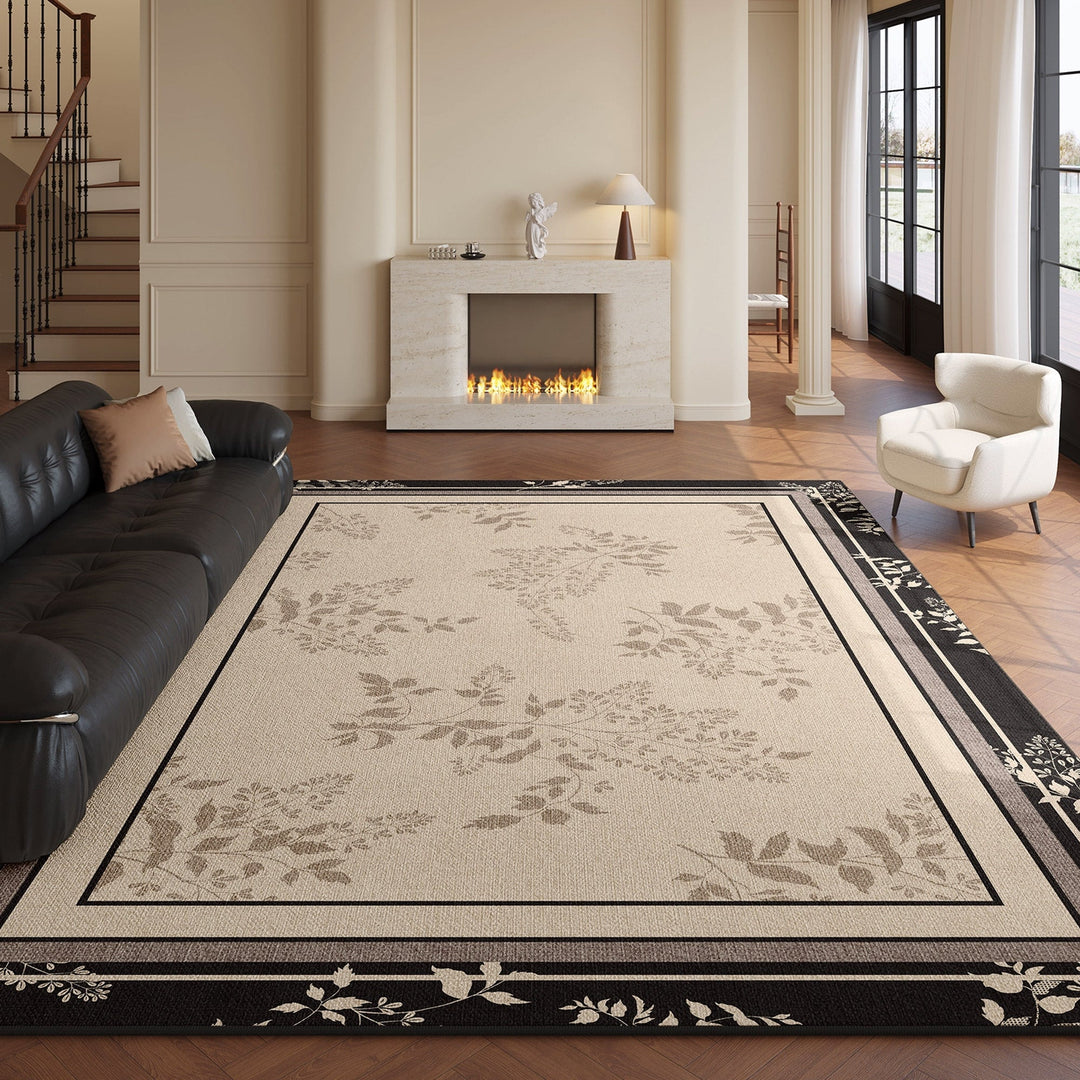 Vireo | Area Rug – Spillproof Design, Vintage Floral Pattern 0