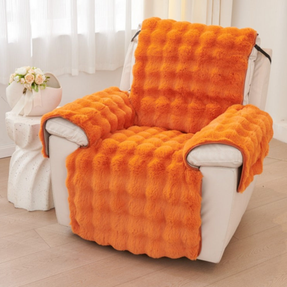Vireo | Recliner Sofa Covers – Non-Slip Design, Faux Fur Fabric 6