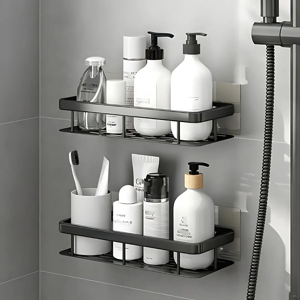 Vireo | Shower Caddy – Wall-Mounted Design, Rust-Resistant Steel 6