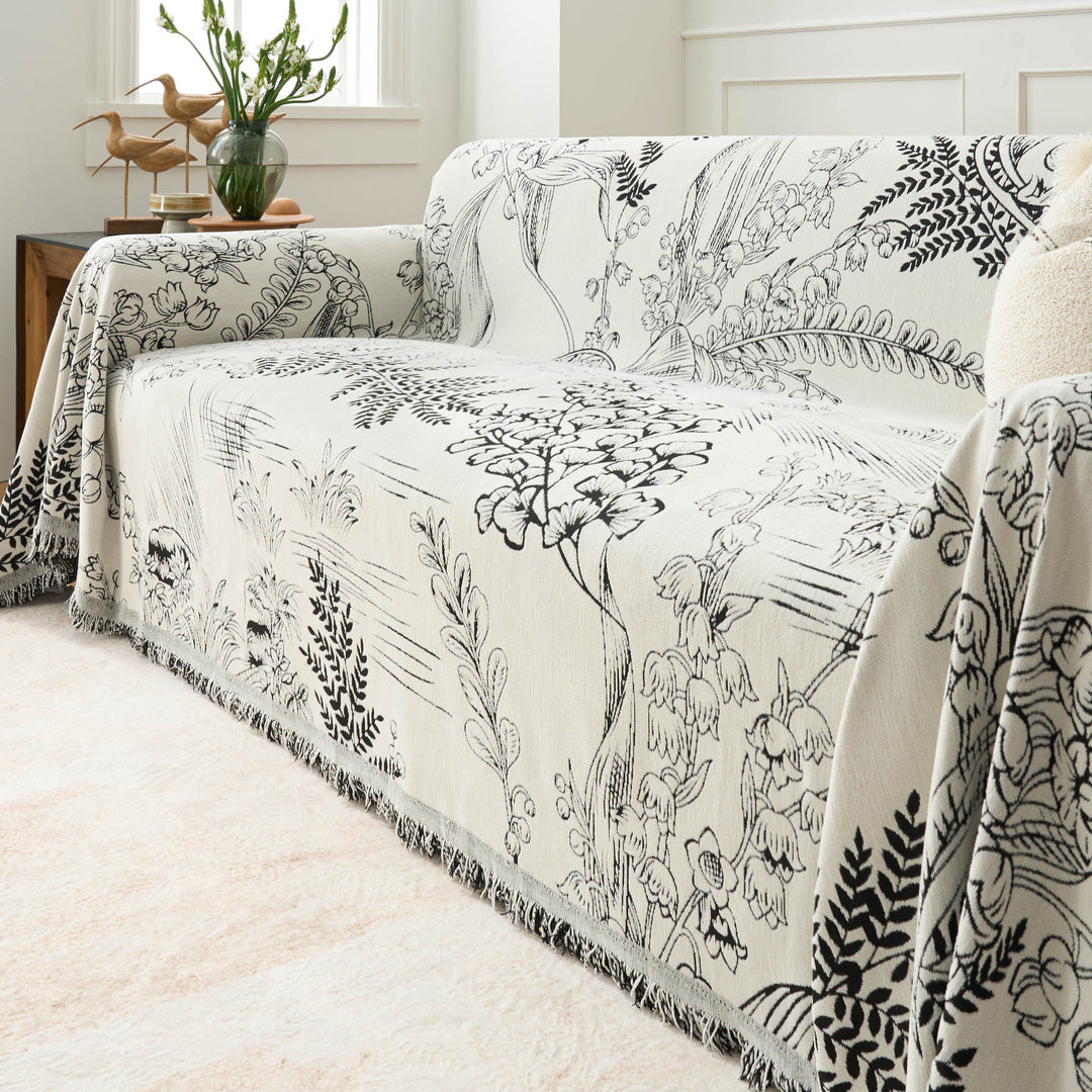 Vireo | Sofa Cover – Easy Slip-On Design, Soft Fabric 11