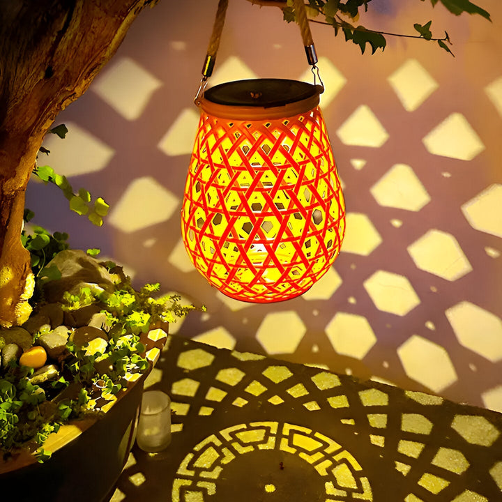 Vireo | Solar Garden Lights – Automatic Dusk Activation, Faux Bamboo Finish 6
