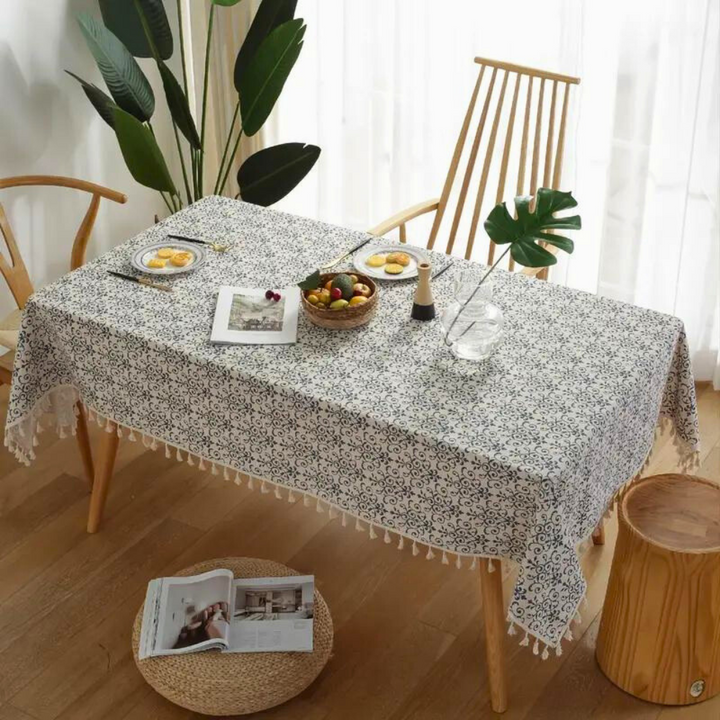 Vireo | Tablecloth – Stain-Resistant Fabric, Retro Design 0