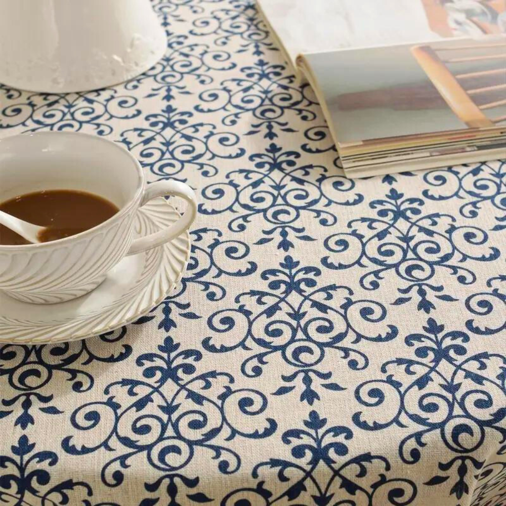 Vireo | Tablecloth – Stain-Resistant Fabric, Retro Design 2