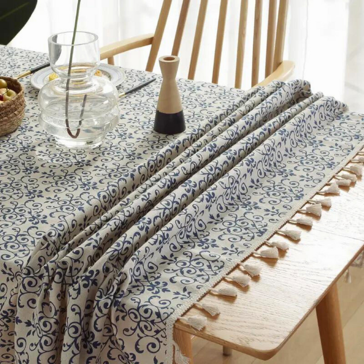 Vireo | Tablecloth – Stain-Resistant Fabric, Retro Design 6