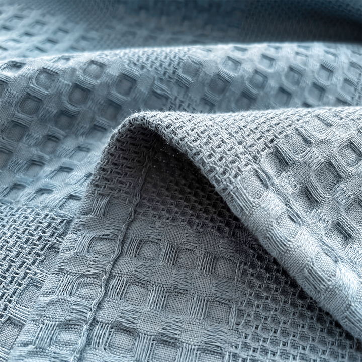 Zephyr | Cotton Waffle Blanket, Lightweight Breathable Throw for Bed & Sofa