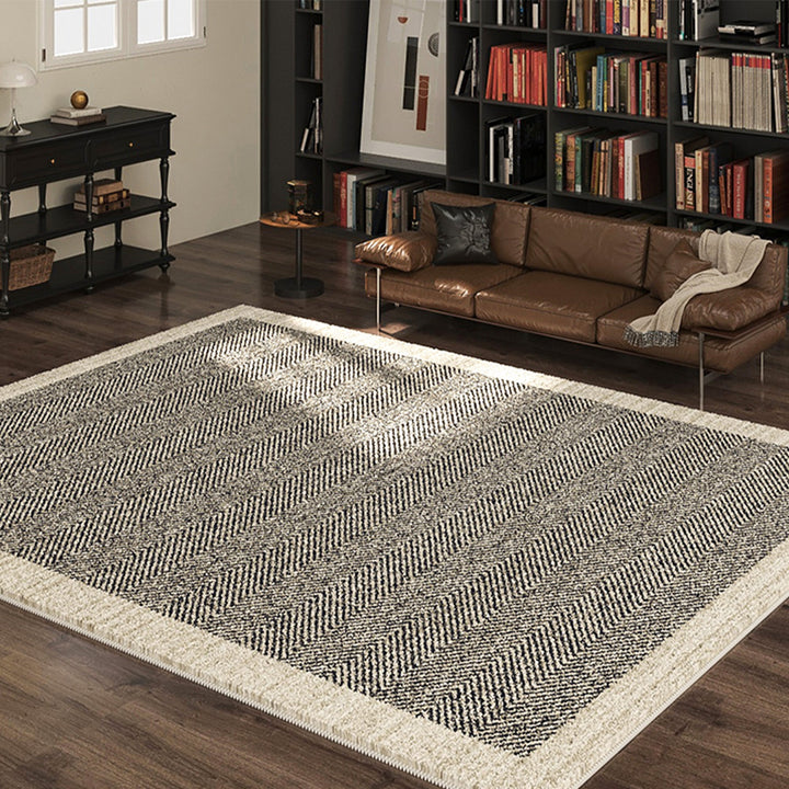 Zylera | Area Rug – Spillproof Design, Herringbone Pattern 0