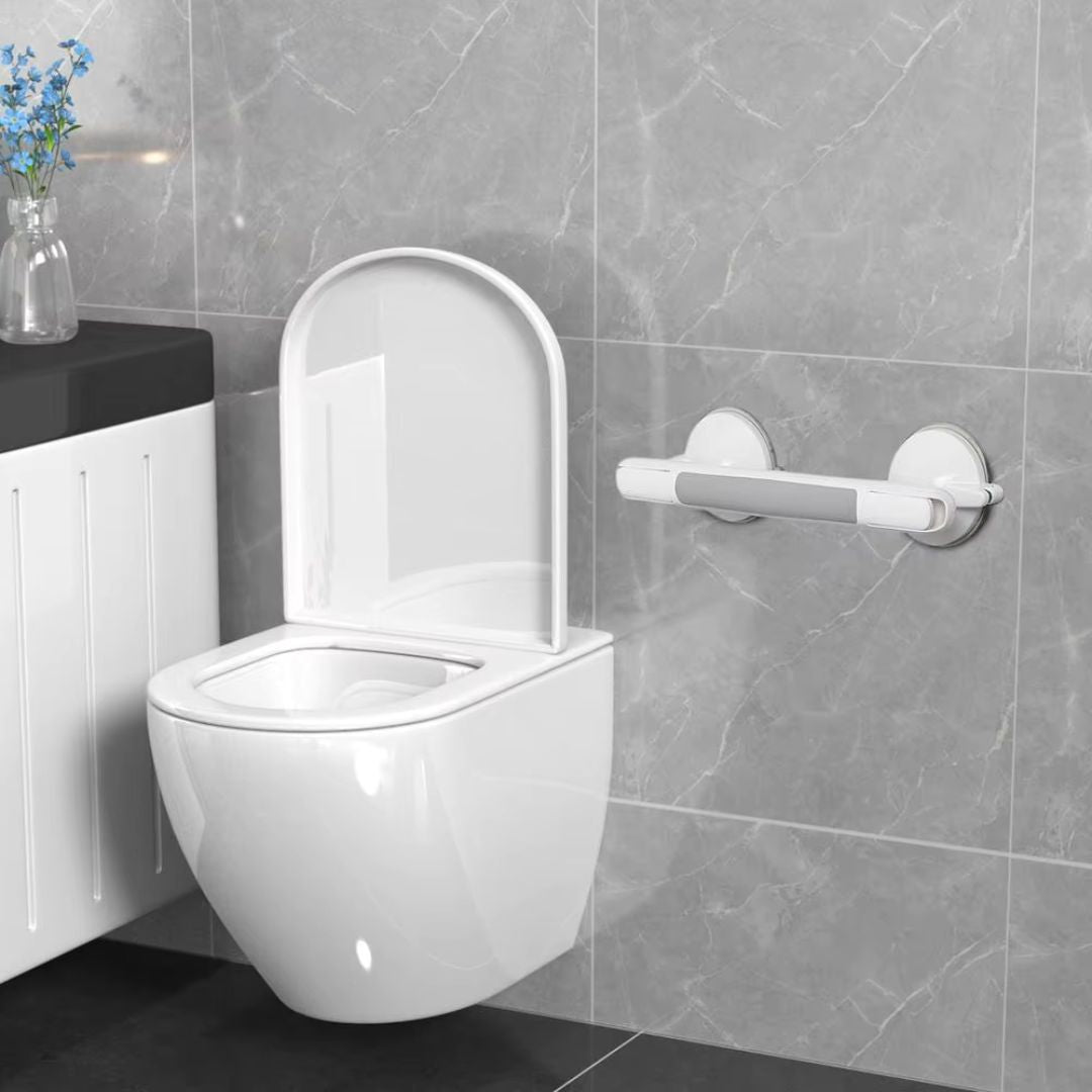 Zylera | Grab Bars for Shower – Tool-Free Installation, Ergonomic Grip 2