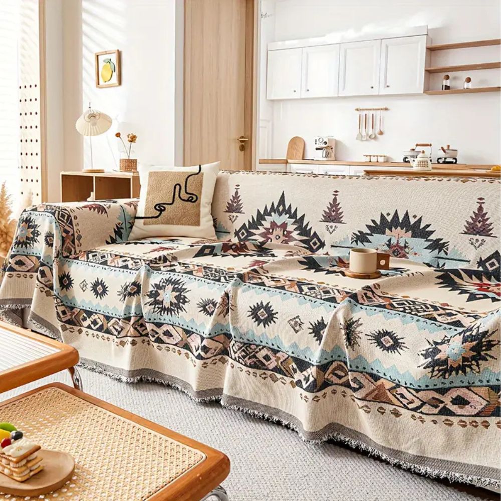 Zyra | Sofa Cover – Non-Slip Fit, Premium Chenille 1