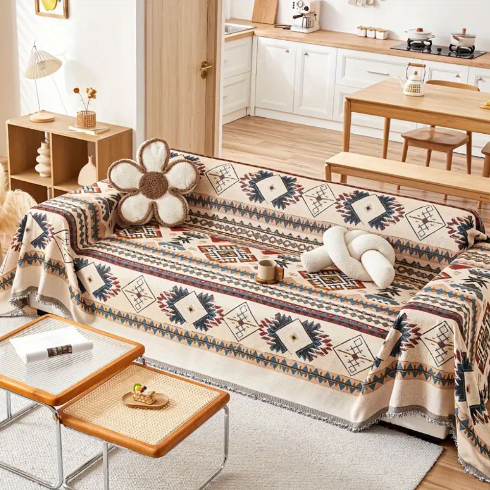 Zyra | Sofa Cover – Non-Slip Fit, Premium Chenille 4
