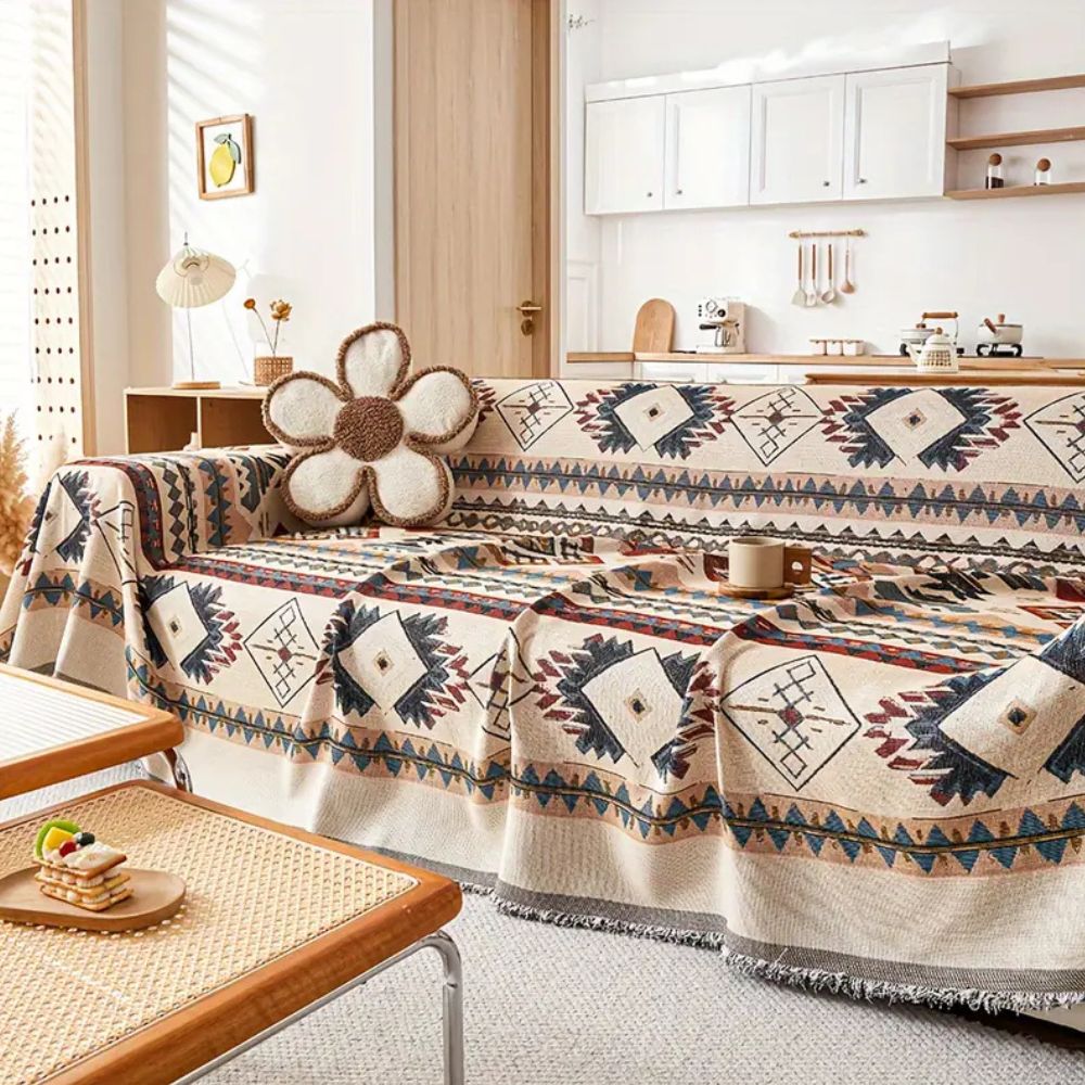 Zyra | Sofa Cover – Non-Slip Fit, Premium Chenille 7