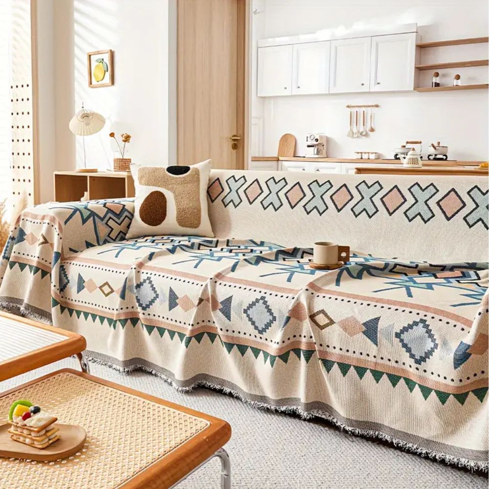 Zyra | Sofa Cover – Non-Slip Fit, Premium Chenille 8