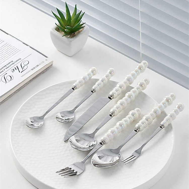 Pearl Silverware Set