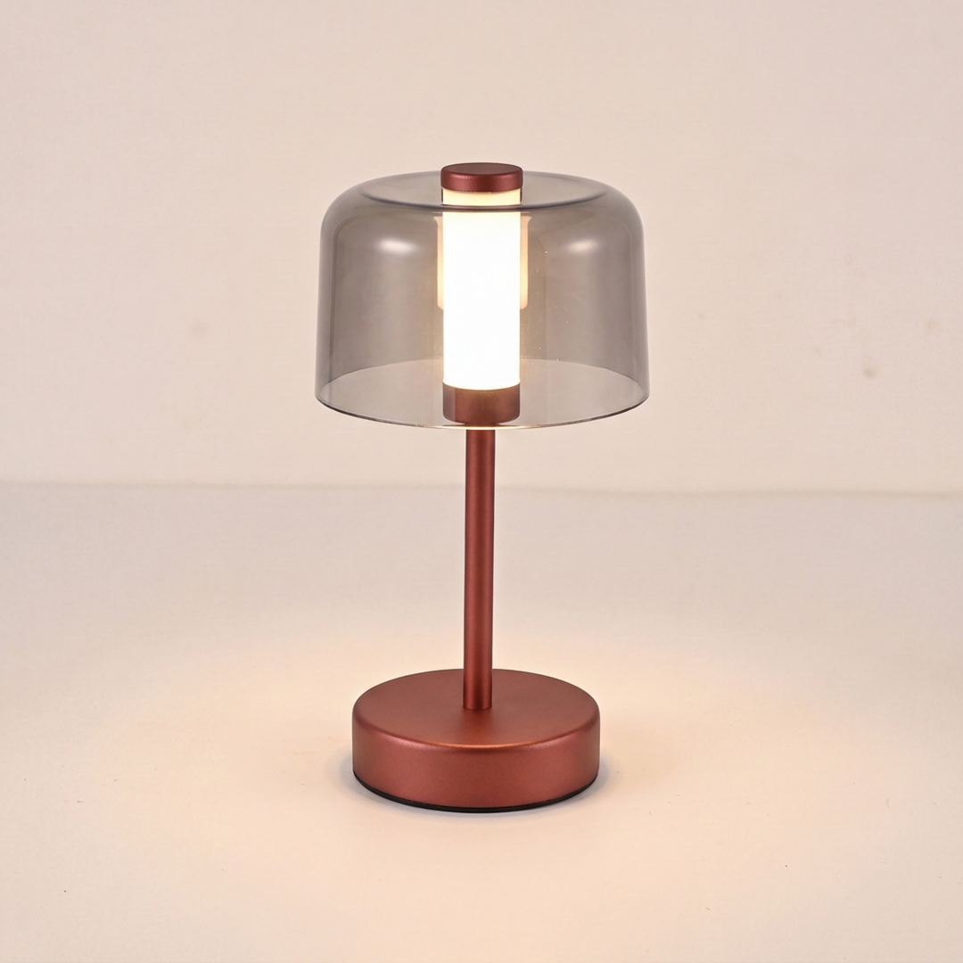 Cloche | Rechargeable Touch Table Lamp, Cordless LED Bedside Lamp