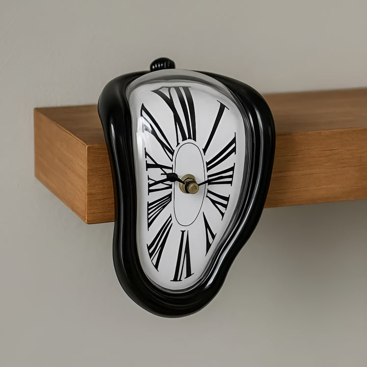 Melted Meridian Surreal Shelf-Hanging Clock