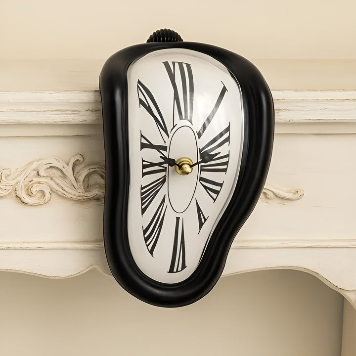 Melted Meridian Surreal Shelf-Hanging Clock