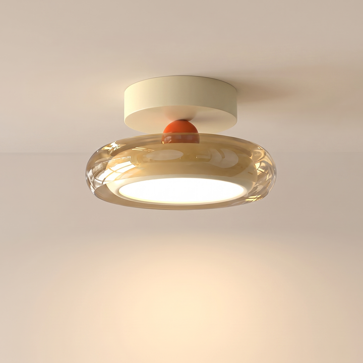 Zuno | Modern Memphis Two-Tone Ceiling Light, Flush Mount or Pendant