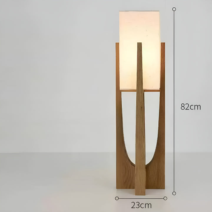 Akari Wood Floor Lamp – Japanese-Style Lantern Light