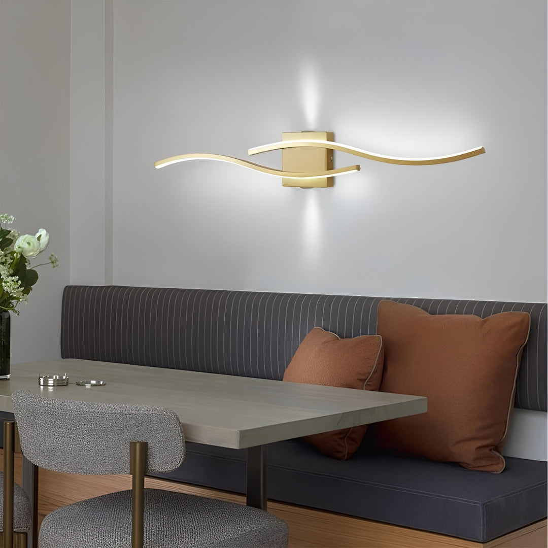 Rivora | Contemporary Curve LED Wall Sconce