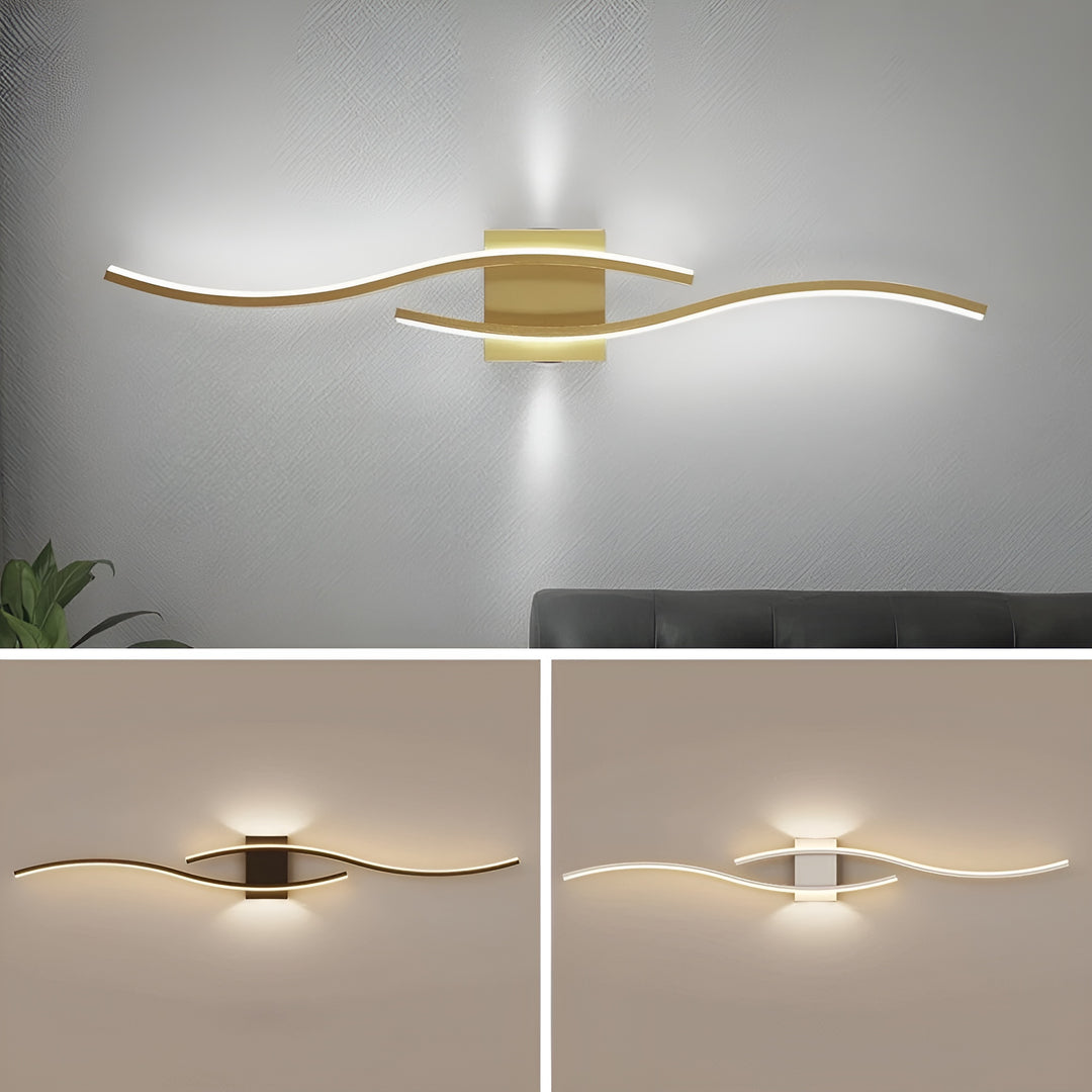Rivora | Contemporary Curve LED Wall Sconce